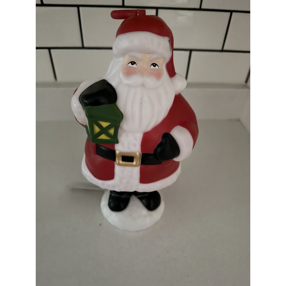 Cracker Barrel 11" Christmas Tabletop Blow Mold Santa Claus LIGHTS UP NWT